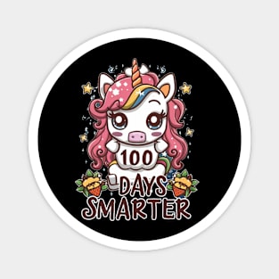 100 Days SMARTER Teacher Kids 100th Day Of School T-Shirt Magnet